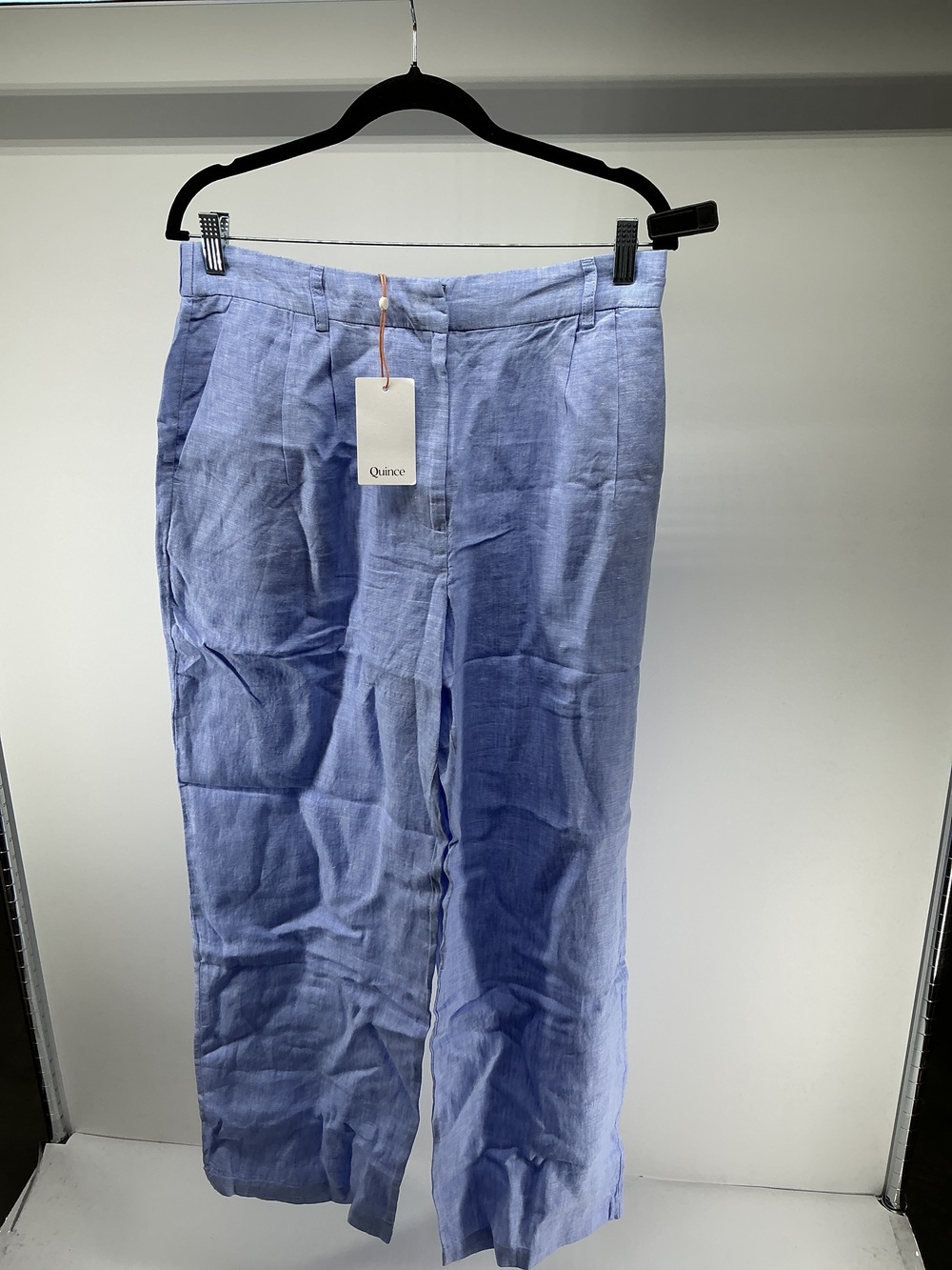 100% European Linen Pleated Trouser - 30"